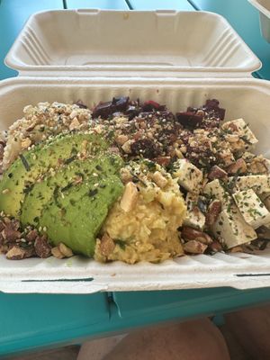 Tofu and beet bowl  at Leahi Health The Villages in The Villages