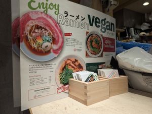 menu at MOON and BACK Ramen Bar Kobe in Kobe