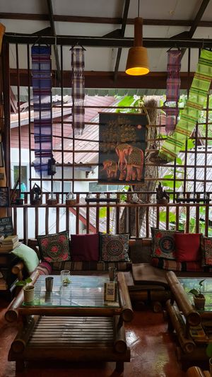 Interior  #Veganuary at Art Cafe in Koh Phangan
