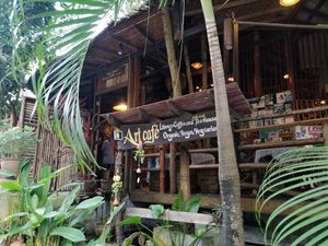 Outside at Art Cafe in Koh Phangan
