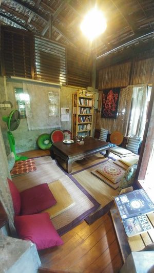 Cozy 💙 at Art Cafe in Koh Phangan