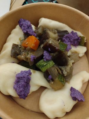 Vegan culurgiones at Licu in Alghero