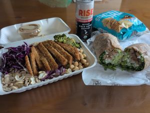 Great food, quick service, and friendly staff at Greens and Grains  in Ventnor City