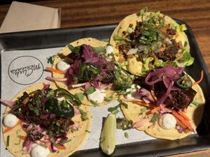 Tacos  at Club Mexicana - Boxhall City in London