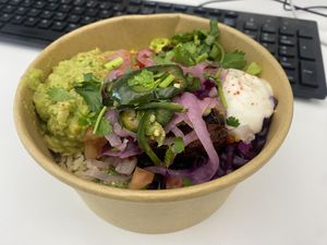 Short rib bowl   at Club Mexicana - Boxhall City in London
