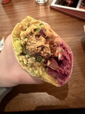 BBQ Short ‘Rib’ Burrito  at Club Mexicana - Boxhall City in London