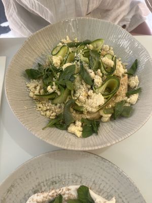 Hauptgang: Tagliatelle de courgettes   at Mauvaise Herbe in Marseille