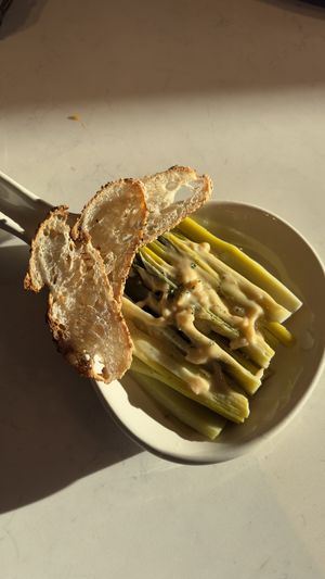 Leek Salade  at La Cave in Pasadena