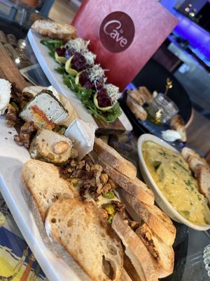 Amazing cheese board !!  at La Cave in Pasadena