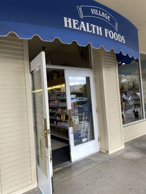 Upon Arrival, Exterior Signage  at Village Health Foods in Modesto