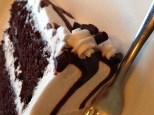 Chocolate Vanilla Frosted Cake at ELife in Washington