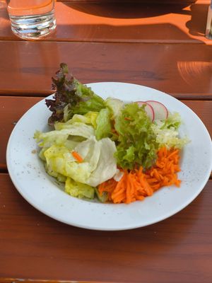 Veganer Vorspeisensalat at Steinberg Alm in Ruhpolding