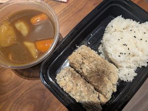 Vegan fish curry at HARU in Bloemfontein