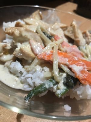 green curry with tofu at Thai China Bistro in Tucson