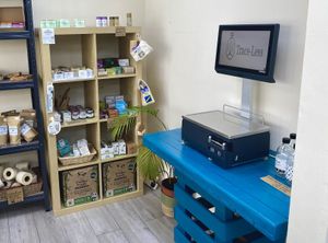 Weighing station  at Trace-Less in Brixham