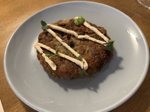 Truita d’auberginia i ceba morada confitada  at PÖTSTOT in Barcelona