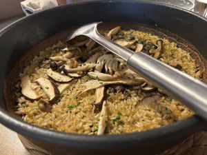 Paella de bolets de temporada  at PÖTSTOT in Barcelona