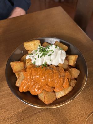 Potatoes Bravas  at PÖTSTOT in Barcelona