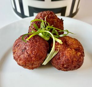 Cauliflower pakoras  at Chamo in Dubai