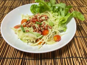 Papaya salad  at Fin Fin Food in Hua Hin