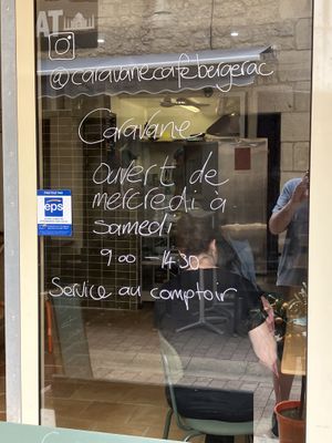   at Caravane Cafe in Bergerac