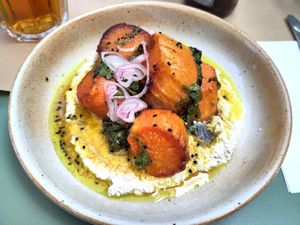 Sweet potatoes at Caravane Cafe in Bergerac