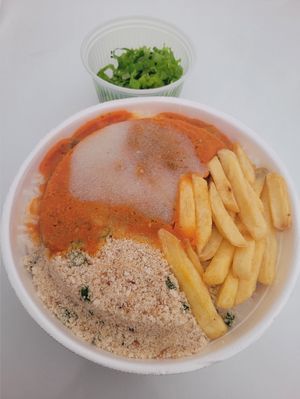 Bife à parmegiana e saladinha pra acompanhar at Nutriveg in Sorocaba