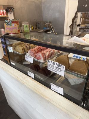Fudge selection  at The Fudge Patch in Brighton