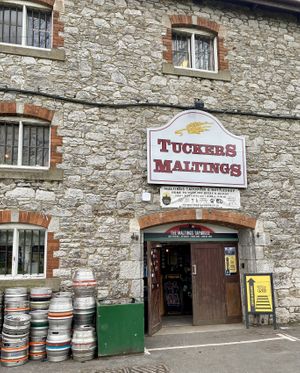 Tuckers Maltings - walk through the pub and up the stairs to the coffee stop  at Brew and Grind  in Newton Abbot