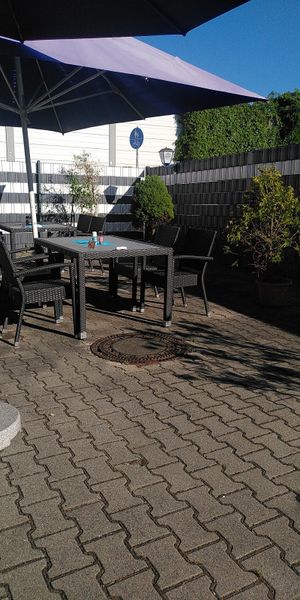 Außenbereich at Ristorante Capri in Limburgerhof