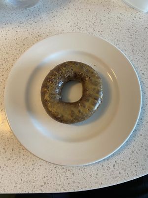 salted caramel donut at Cartems Donuts - Downtown in Vancouver
