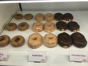 Vegan options at Cartems Donuts - Downtown in Vancouver