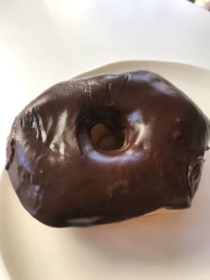 Chocolate vegan donut  at Cartems Donuts - Downtown in Vancouver