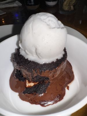 Vegan Chocolate Cake with Coconut Gelato   at The Italian Joint  in Kissimmee