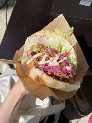 mix of rendang and babi!  at Bamboozled - Powered by Wheat Pray Love in Amsterdam