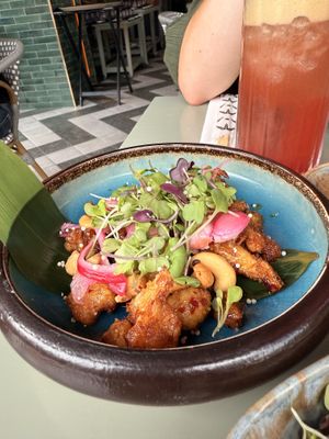 Bang bang cauliflower   at Iroko in Mallorca