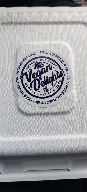 Compostable packaging 🙏🌎🌱 at Vegan Delights - Cloud Kitchen in Fort Lauderdale