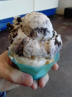 Oreo and Apple Burnt Sugar at Scoops in Los Angeles