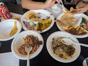 Food was all so good I was too late to get a starting photo! at Chaat Junction in Bournemouth