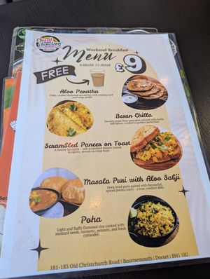  at Chaat Junction in Bournemouth