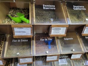 Herbs at Mercado Miguel Hidalgo in Tijuana