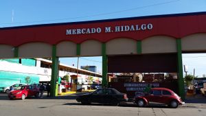 outside market at Mercado Miguel Hidalgo in Tijuana