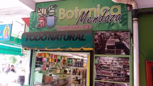 health store in market at Mercado Miguel Hidalgo in Tijuana