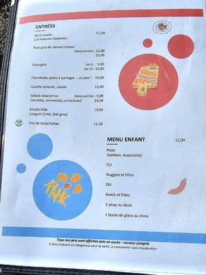 Starters / Vorspeisen at O'Grincheux in Ribeauville