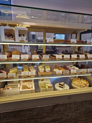 All the pastries are vegan at Goodies - Полезные десерты in Minsk