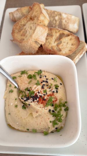 Houmous at Le Petit Blangy by Mezzaluna in Saint-laurent-blangy