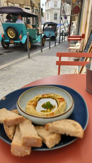 Hummus at Brunx by Ashtini in Lisbon