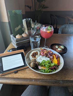 Vegan lunch at The Botanist at The Botanist in Sheffield