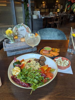 Vegan lunch at The Botanist at The Botanist in Sheffield