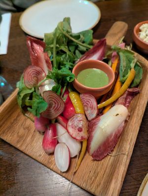 The Allotment Board at The Botanist in Sheffield